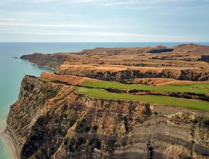 Cape Kidnappers 15th Aerial Cliff